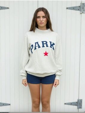 PARKE Coastal Star Varsity Mockneck Sweatshirt